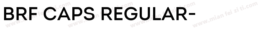 BRF Caps Regular字体转换